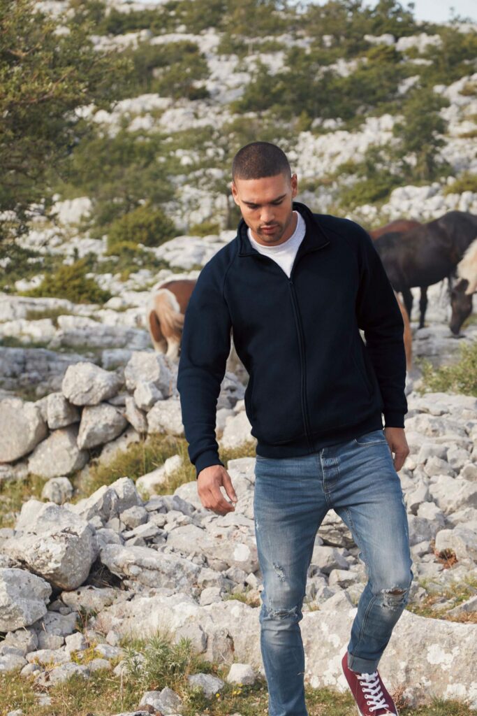 sc62230 - basic sweat jacket heren ontwerpen en bedrukken - ab-gi18500